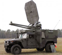 Active Denial System mounted on Humvee