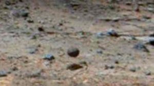 Levitating Sphere Caught On Mars?