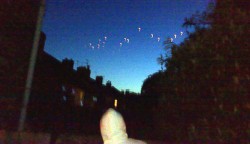 UFOs over London